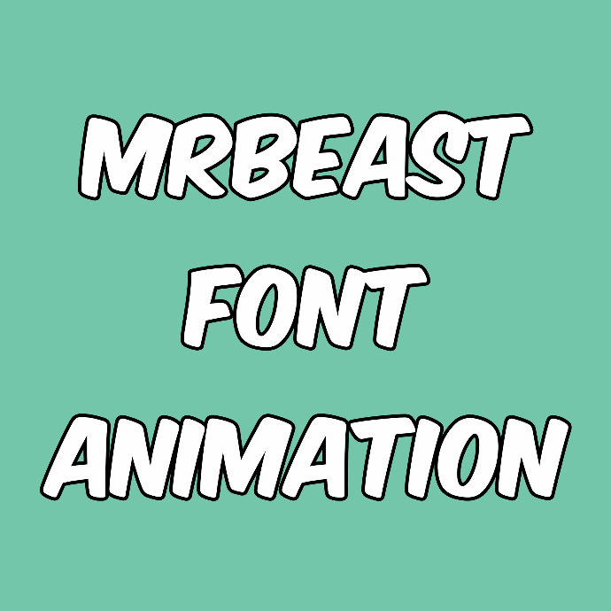 MrBeast Text Animation Template